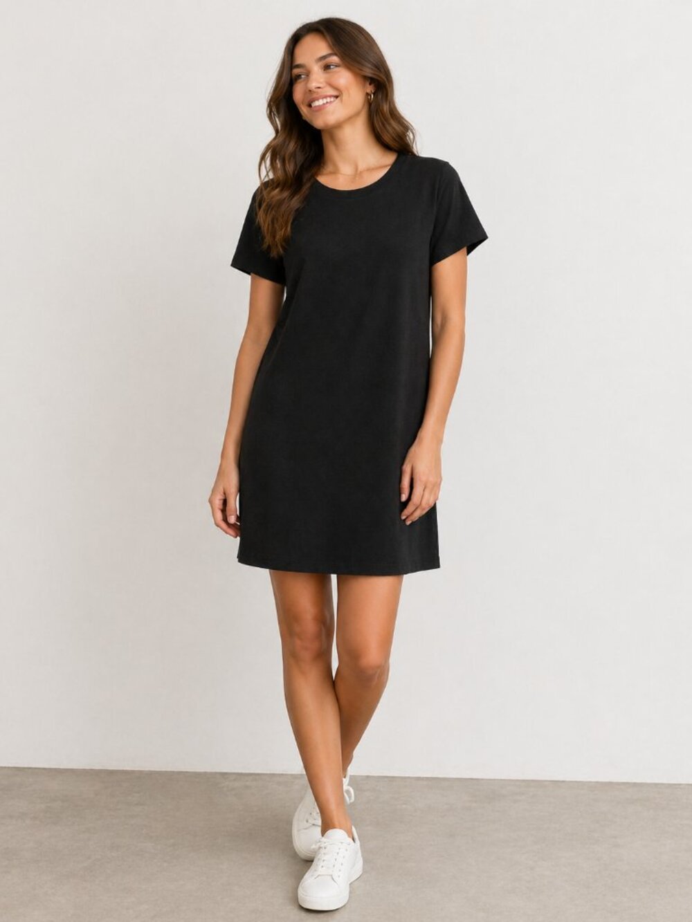 Gap Women's Black T-Shirt Dress, M